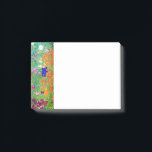 Notas Post-it® Gustav Klimt Flower Garden<br><div class="desc">Post-it Notes que presenta el jardín de flores de pintura al óleo de Gustav Klimt (1906). Un bonito jardín de flores moradas,  rojas,  blancas,  azules y naranjas. Un gran regalo para los amantes del arte Art Nouveau y austriaco.</div>