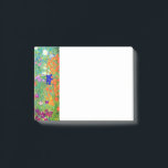 Notas Post-it® Gustav Klimt Flower Garden<br><div class="desc">Post-it Notes que presenta el jardín de flores de pintura al óleo de Gustav Klimt (1906). Un bonito jardín de flores moradas,  rojas,  blancas,  azules y naranjas. Un gran regalo para los amantes del arte Art Nouveau y austriaco.</div>