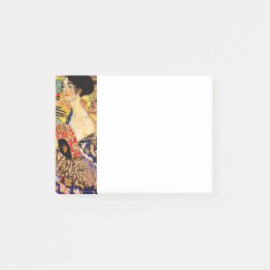 Notas Post-it® Gustav Klimt Lady con ventilador