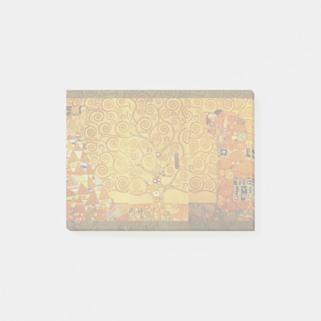 Notas Post-it® Gustav Klimt Nouveau, árbol de la vida (Anverso)