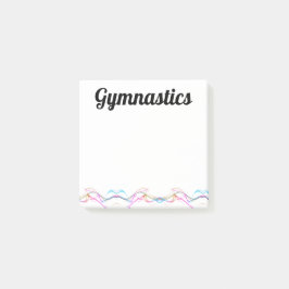 Notas Post-it® Gymnastics Post-It Notes 3x3 Swirls of Color