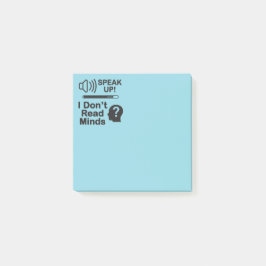 Notas Post-it® Habla Claro – No Leo Mentes Comunicación Divertida