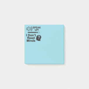 Notas Post-it® Habla Claro – No Leo Mentes Comunicación Divertida