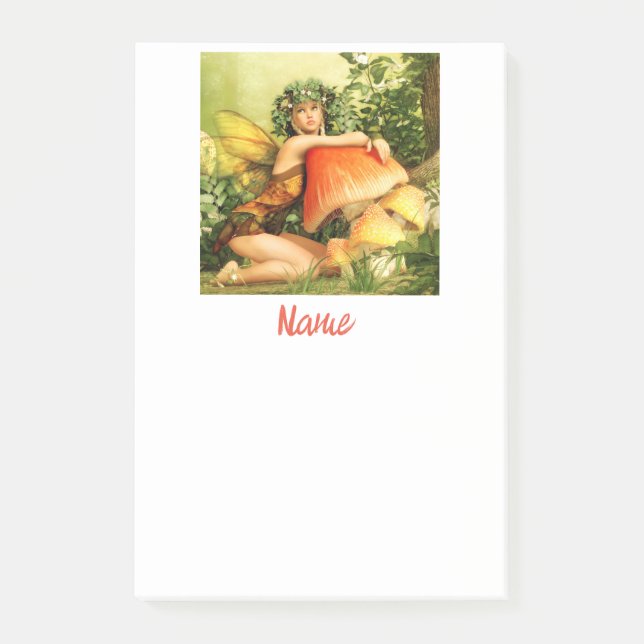 Notas Post-it® Hadas de hongo Thunder_Cove (Anverso)