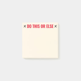Notas Post-it® Haga esto o bien divertido