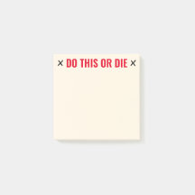 Haga esto o morir divertido