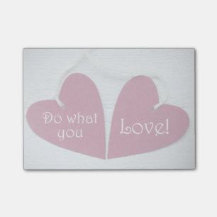 Notas Post-it® Haga lo que usted amor 3