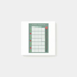 Notas Post-it® Háit Tracker Planner Notepad Weight Poss Daily