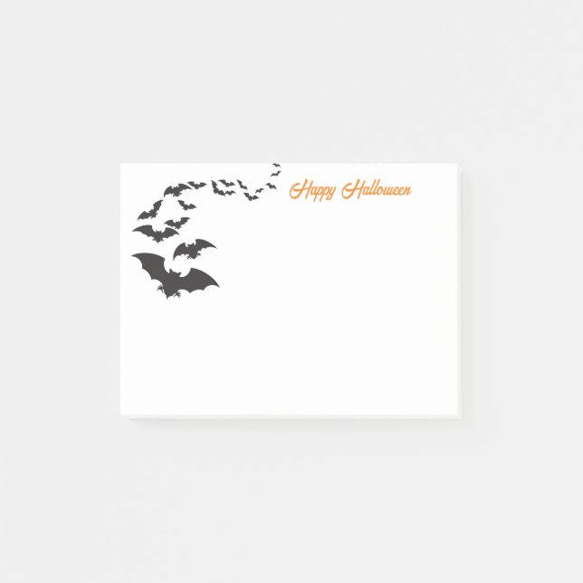 Notas Post-it® Halloween Bats Post Notes (Anverso)