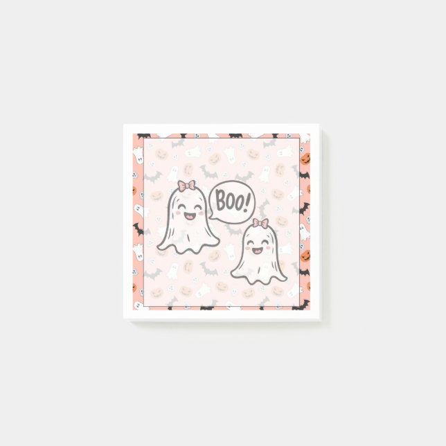 Notas Post-it® Halloween Boo Ghost Post - it Notes (Anverso)