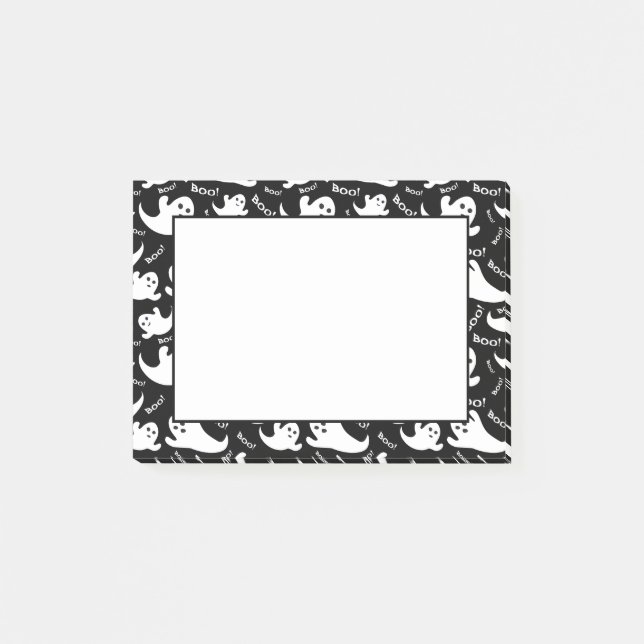 Notas Post-it® Halloween Boo Ghosts Post Notes (Anverso)