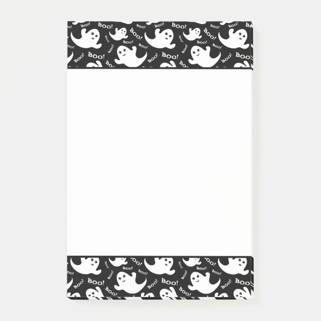 Notas Post-it® Halloween Boo Ghosts Post Notes (Anverso)