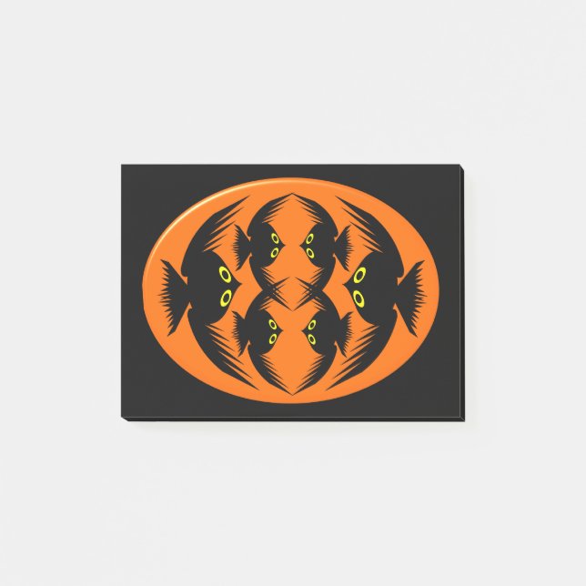 Notas Post-it® Halloween Crows Post anota Pad (Anverso)