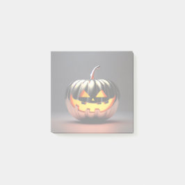 Notas Post-it® Halloween de calabaza brillante