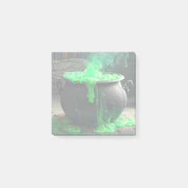 Notas Post-it® Halloween de Cauldron, una bruja torpe
