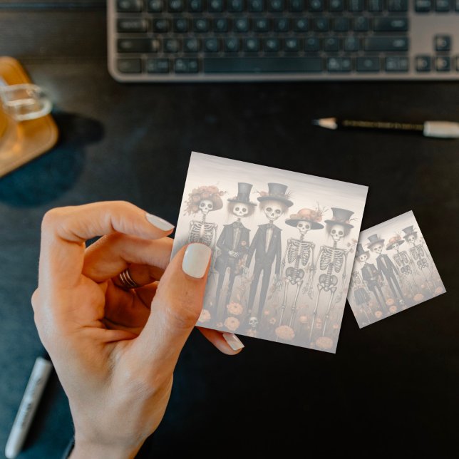 Notas Post-it® Halloween de la familia Skeleton (Subido por el creador)