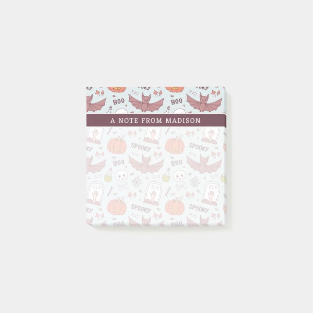 Notas Post-it® Halloween fantasmal (Anverso)