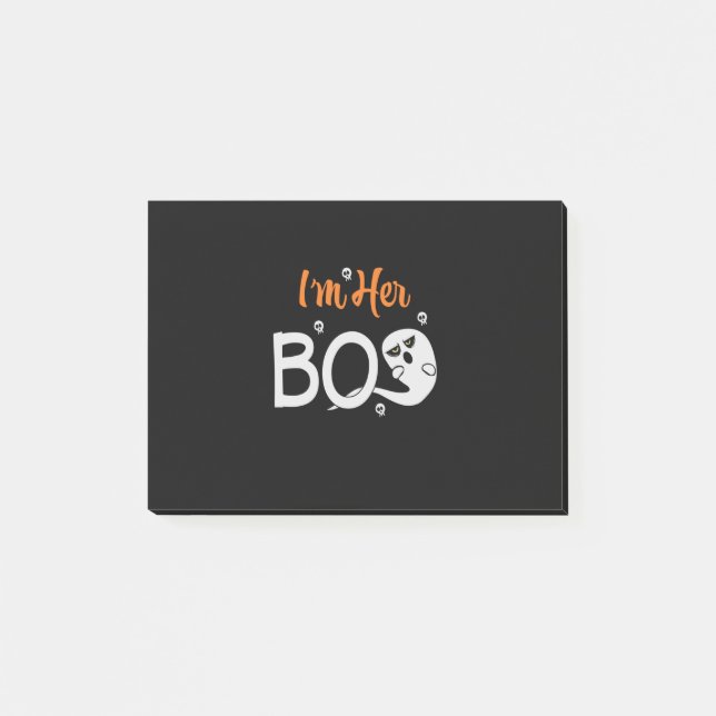 Notas Post-it® Halloween I Am Her Boos Birthday (Anverso)