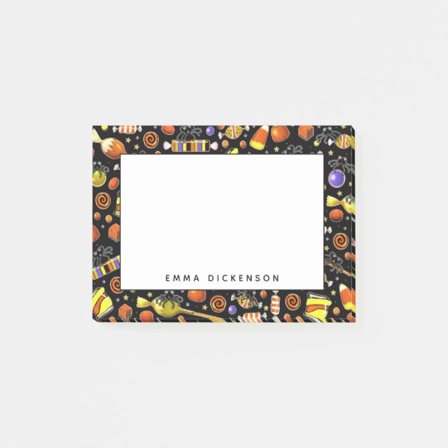 Notas Post-it® Halloween Personalizado (Anverso)