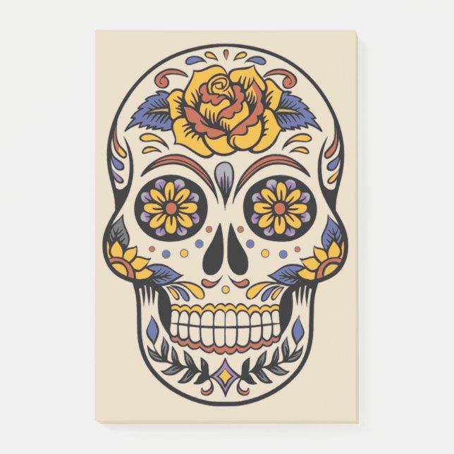 Notas Post-it® Halloween Skull (Anverso)