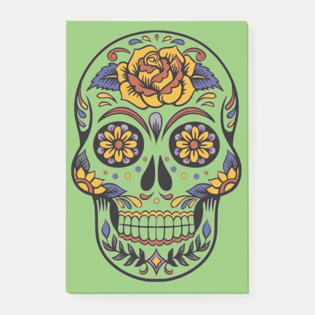 Notas Post-it® Halloween Skull (Anverso)