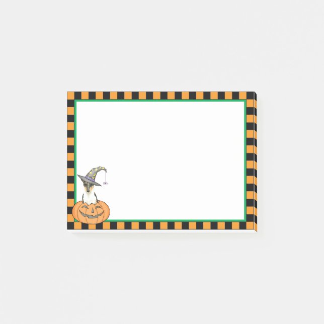 Notas Post-it® Halloween Smooth Collie (Anverso)