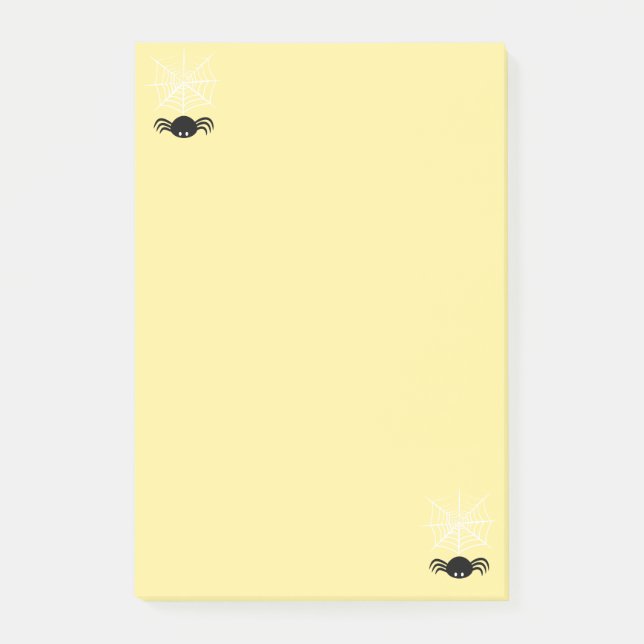 Notas Post-it® Halloween Spider Web (Anverso)