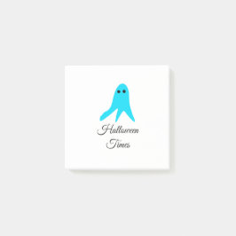 Notas Post-it® Halloween veces el fantasma azul garabato dibujado