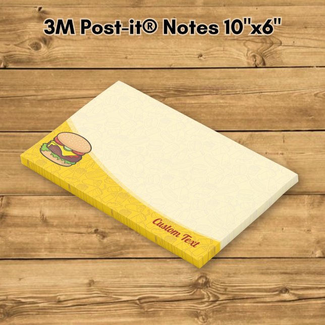 Notas Post-it® Hamburguesa con queso (Subido por el creador)