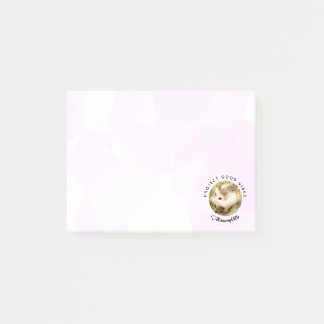 Notas Post-it® HammyVille - Martillo lindo con cita motivacional (Anverso)