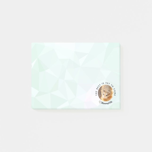 Notas Post-it® HammyVille - Martillo lindo con cita motivacional (Anverso)