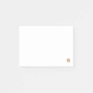 Notas Post-it® Hamster Boxeador Divertido lo Suficientemente Alto