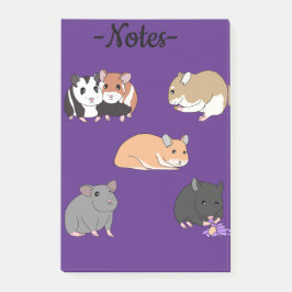 Notas Post-it® Hamsters 
