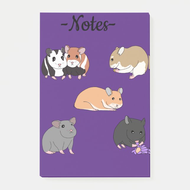 Notas Post-it® Hamsters  (Anverso)