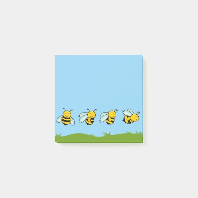 Notas Post-it® Happy Bees Post-It Notes (Anverso)