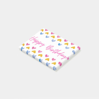 Notas Post-it® Happy Birday Post it Note