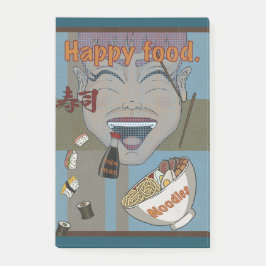 Notas Post-it® Happy food