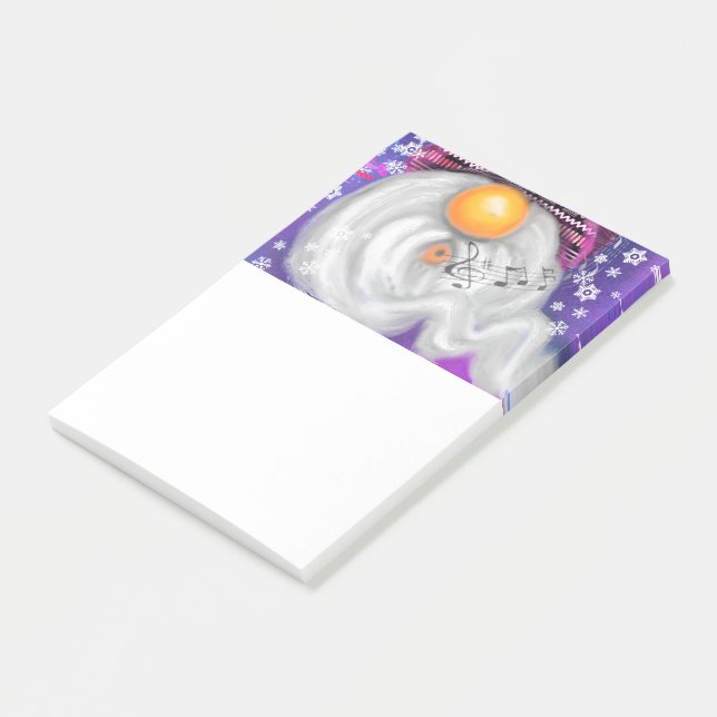 Notas Post-it® Happy Gnome Funny Navidades Post-it® Notes (En perspectiva)