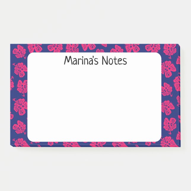 Notas Post-it® Happy Hibiscus Flower Personal Post-it® Notes (Anverso)
