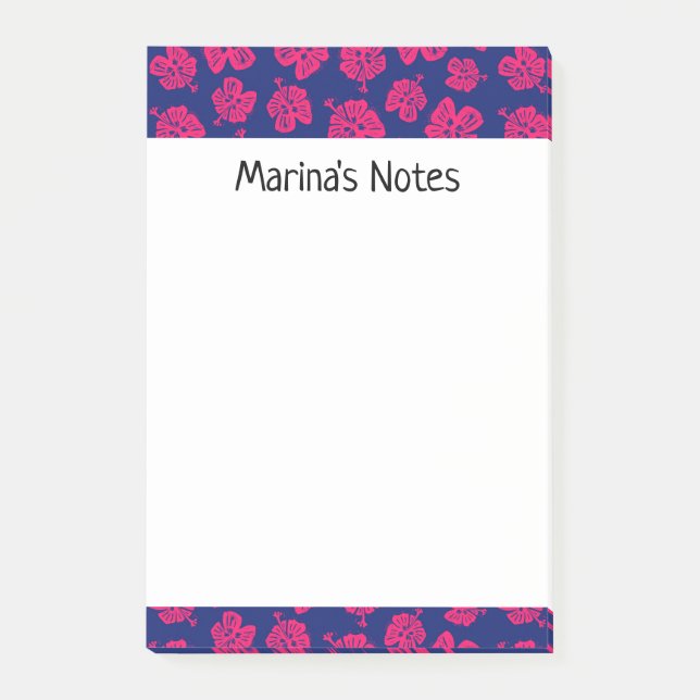 Notas Post-it® Happy Hibiscus Flower Personal Post-it® Notes (Anverso)