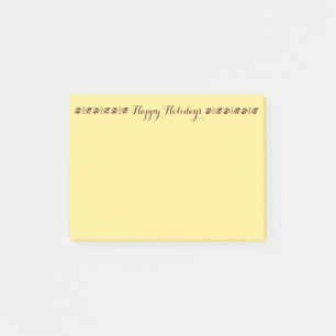 Notas Post-it® Happy Holidays Post-it® Notes by RoseWrites