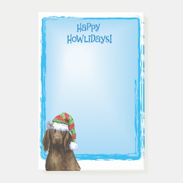 Notas Post-it® Happy Howlidays Flat Recorever (Anverso)