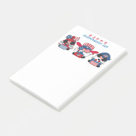Notas Post-it® Happy Independence Day Gnomes Post-it