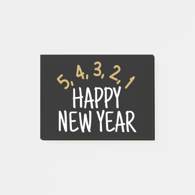 Notas Post-it® Happy New Year Funny (Anverso)