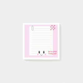 Notas Post-it® Happy Notes Pink: Kawaii Notes