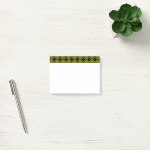 Notas Post-it® Harlequin Verde