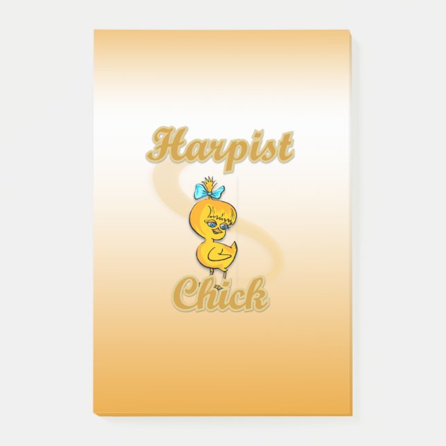 Notas Post-it® Harpist Chick (Anverso)