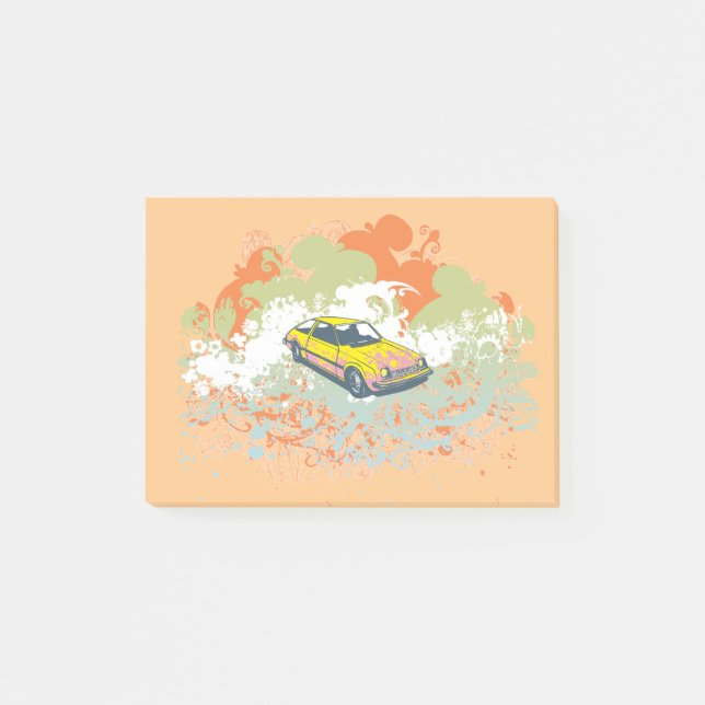 Notas Post-it® Hatchback Post-it® Notes (Anverso)