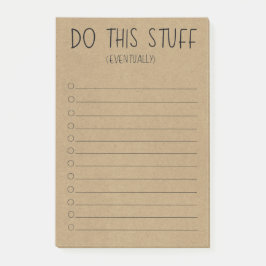 Notas Post-it® Haz Esto Eventualmente