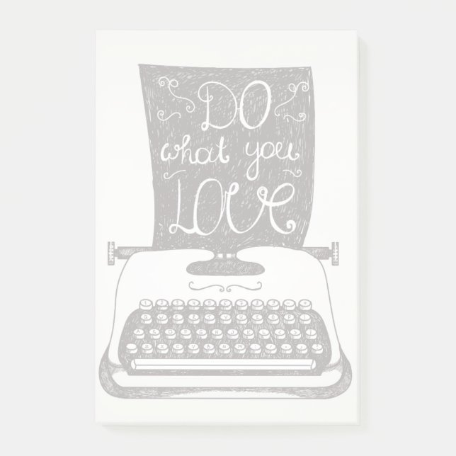 Notas Post-it® Haz lo que amas (Anverso)